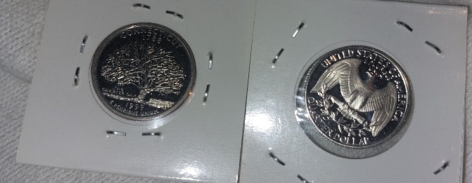 1999-S-Connecticut--And-1983-S-Quarters